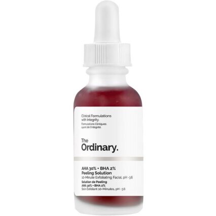 The Ordinary AHA 30% + BHA 2% peeling solution