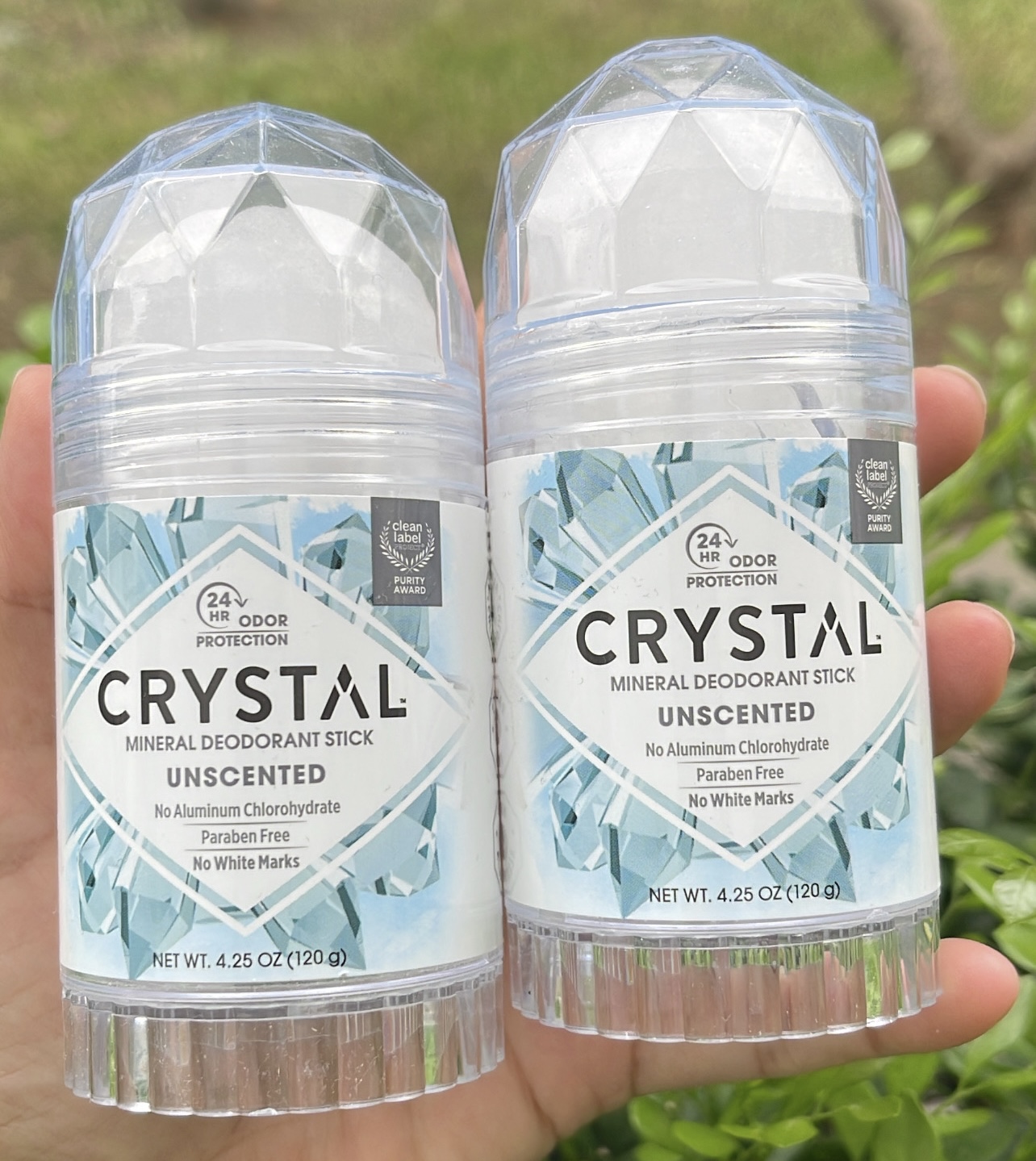 Crystal UNSCENTED desodorante de Alumbre