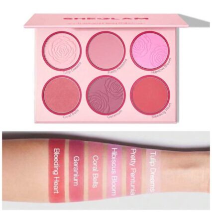 Sheglam floral blush palette
