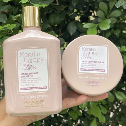 Alfaparf set shampoo y mascarilla KERATIN THERAPY