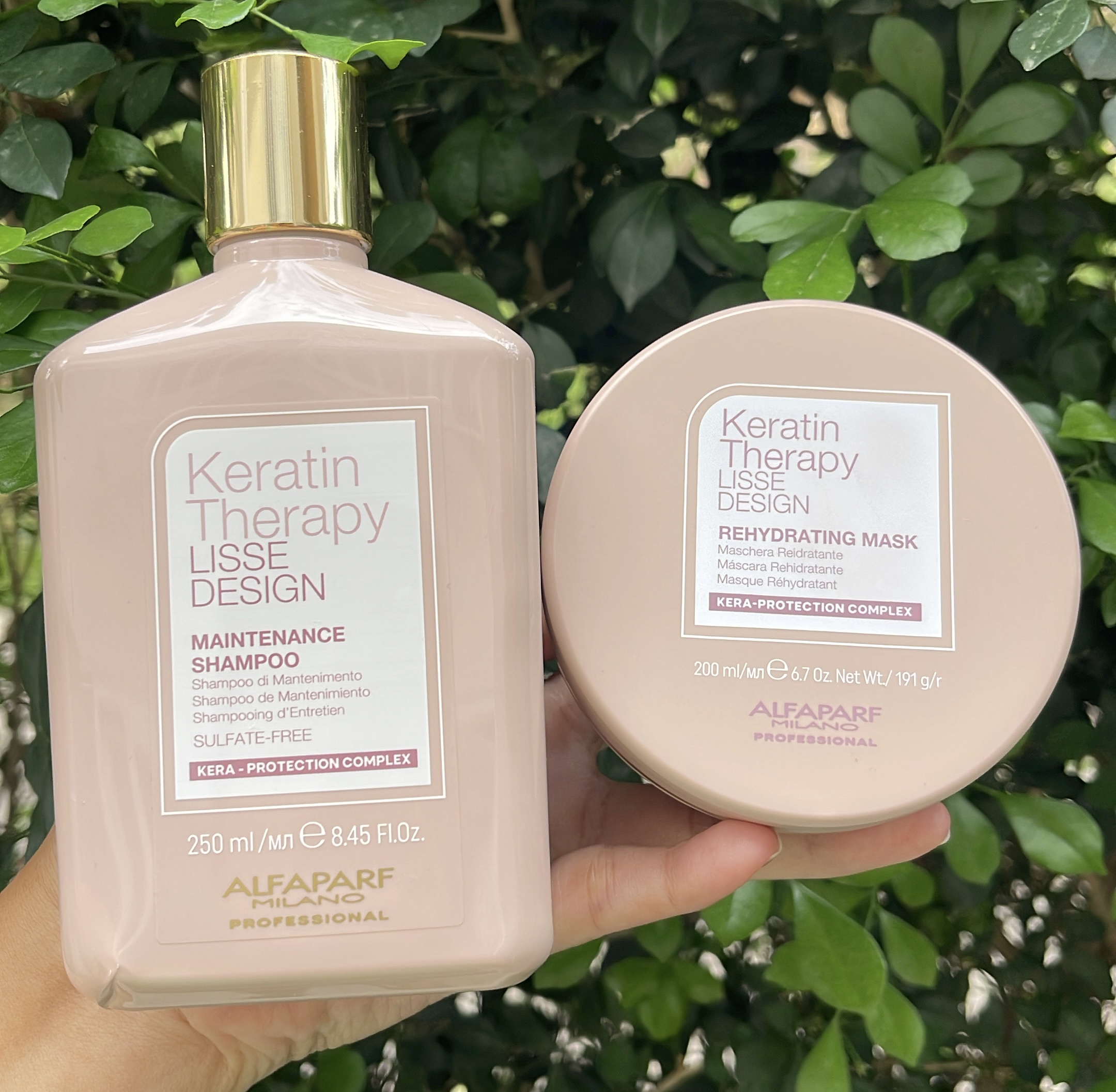 Alfaparf set shampoo y mascarilla KERATIN THERAPY