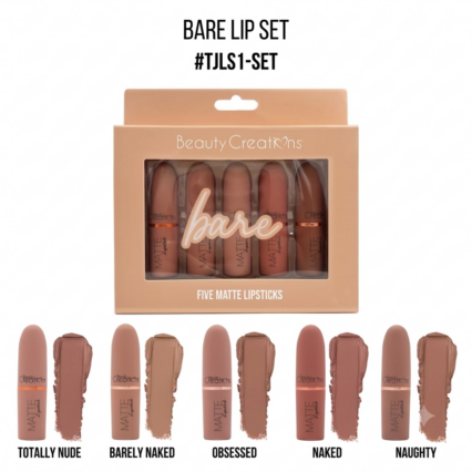 Beauty Creations set labiales x 5