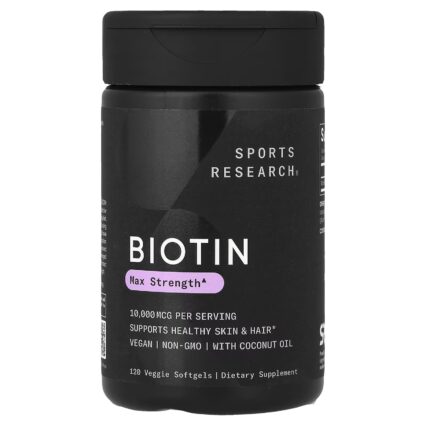 Sport Reserch Biotin 10000- para 4 meses