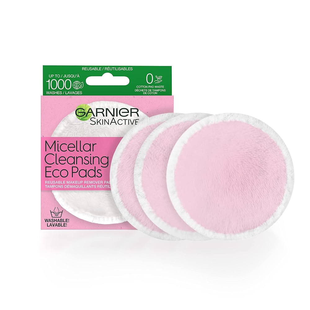 Garnier pad reutilizables de limpieza x3