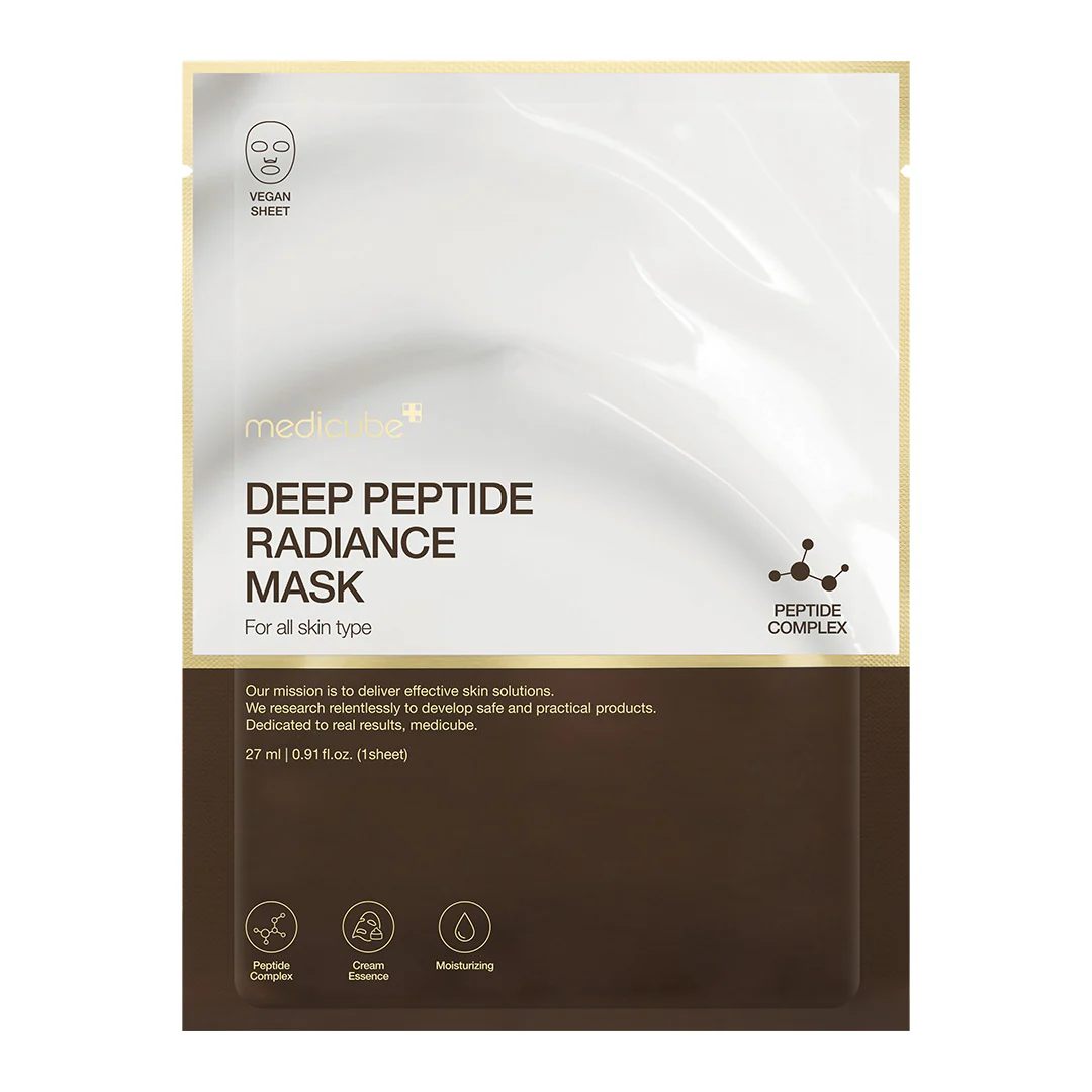 Medicube deep peptide radiance mask